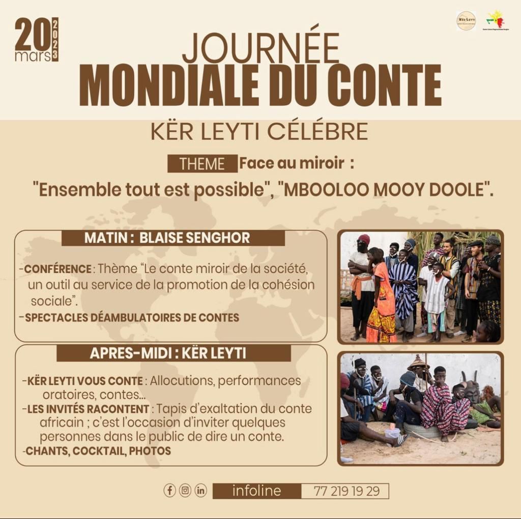 Journée Mondiale du Conte au CCRBS Centre Culturel Régional Dakar