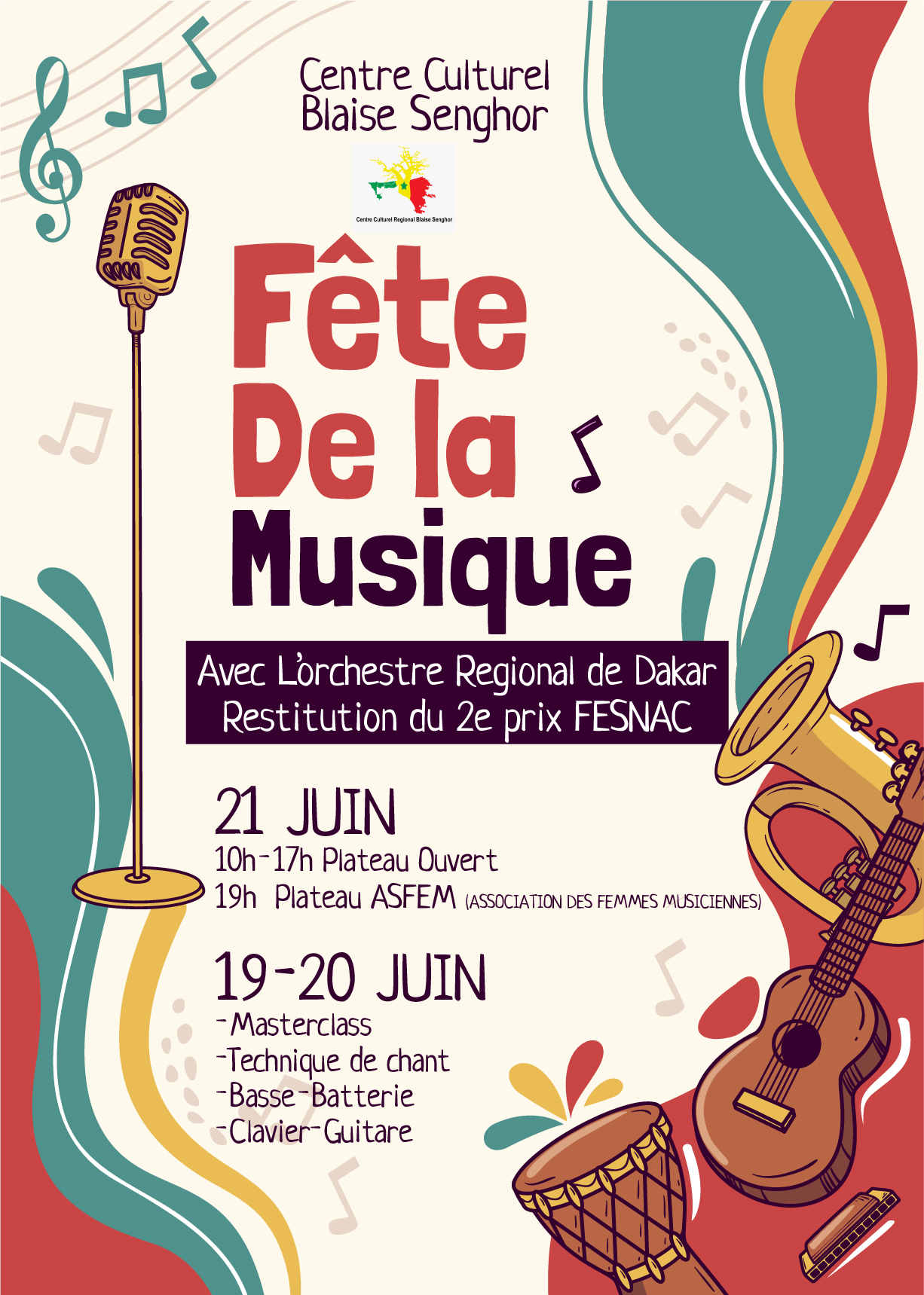 Fête de la Musique 2023 : le centre culturel régional de Dakar célèbre l’événement